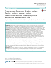 Scholarly article on topic 'Amomum cardamomum L. ethyl acetate fraction protects against carbon tetrachloride-induced liver injury via an antioxidant mechanism in rats'