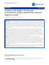 Scholarly article on topic 'Prediction and analysis of near-road concentrations using a reduced-form emission/dispersion model'