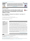 Scholarly article on topic 'Association between anti-thyroid peroxidase and anti-cytokeratin 18 autoantibodies and bronchial asthma in women'