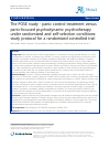 Scholarly article on topic 'The POSE study - panic control treatment versus panic-focused psychodynamic psychotherapy under randomized and self-selection conditions: study protocol for a randomized controlled trial'