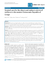 Scholarly article on topic 'Surgical care for the direct and indirect victims of violence in the eastern Democratic Republic of Congo'