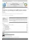 Scholarly article on topic 'Perspectives on technology for landfill leachate treatment'