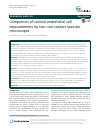 Scholarly article on topic 'Comparison of corneal endothelial cell measurements by two non-contact specular microscopes'