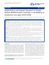 Scholarly article on topic 'Health Policy and Systems Research in Twelve Eastern Mediterranean Countries: a stocktaking of production and gaps (2000-2008)'