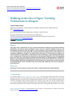 Scholarly article on topic 'Walking in the City of Signs: Tracking Pedestrians in Glasgow'
