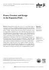 Scholarly article on topic 'Frame Creation and Design in the Expanded Field'