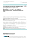 Scholarly article on topic 'Ultra-performance liquid chromatography-quadrupole/time-of-flight mass spectrometry analysis of the impact of processing on toxic components of Kansui Radix'