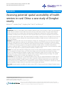 Scholarly article on topic 'Assessing potential spatial accessibility of health services in rural China: a case study of Donghai county'