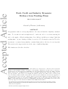 Scholarly article on topic 'Trade Credit and Industry Dynamics: Evidence from Trucking Firms'