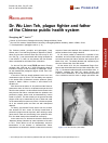 Scholarly article on topic 'Dr. Wu Lien Teh, plague fighter and father of the Chinese public health system'