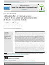 Scholarly article on topic 'Allelopathic effect of Calotropis procera (Ait.) R. Br. on growth and antioxidant activity of Brassica oleracea var. botrytis'