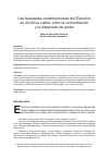 Scholarly article on topic 'Las facultades constitucionales del Ejecutivo en América Latina: entre la concentración y la dispersión de poder'