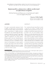 Scholarly article on topic 'Régimen político y democracia: conflicto constitucional en el pluralismo incompleto1'