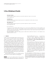 Scholarly article on topic 'Ultra-Wideband Radio'