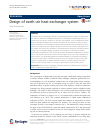 Scholarly article on topic 'Design of earth–air heat exchanger system'
