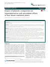 Scholarly article on topic 'Impact of phenolic composition on hepatoprotective and antioxidant effects of four desert medicinal plants'