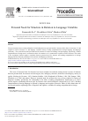 Scholarly article on topic 'Personal Need for Structure in Relation to Language Variables'