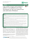 Scholarly article on topic 'Copy number changes and methylation patterns in an isodicentric and a ring chromosome of 15q11-q13: report of two cases and review of literature'