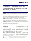 Scholarly article on topic 'Co-production in practice: how people with assisted living needs can help design and evolve technologies and services'