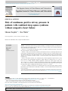 Scholarly article on topic 'Role of continuous positive airway pressure in patients with combined sleep apnea syndrome without congestive heart failure'