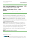 Scholarly article on topic 'Using intervention mapping to develop a home-based parental-supervised toothbrushing intervention for young children'