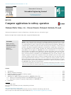 Scholarly article on topic 'Computer applications in railway operation'