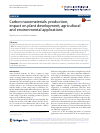 Scholarly article on topic 'Carbon nanomaterials: production, impact on plant development, agricultural and environmental applications'