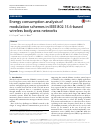 Scholarly article on topic 'Energy consumption analysis of modulation schemes in IEEE 802.15.6-based wireless body area networks'
