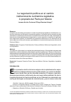 Scholarly article on topic 'La negociación política en el cambio institucional de la dinámica legislativa. A propósito del Pacto por México'