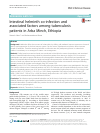 Scholarly article on topic 'Intestinal helminth co-infection and associated factors among tuberculosis patients in Arba Minch, Ethiopia'