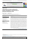 Scholarly article on topic 'Optimization of culture conditions for gamma-aminobutyric acid production in fermented adzuki bean milk'