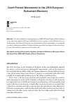 Scholarly article on topic 'Czech Protest Movements in the 2014 European Parliament Elections'