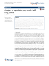 Scholarly article on topic 'Analysis of a predator-prey model with Lévy jumps'