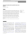 Scholarly article on topic 'Setting water quality criteria for agricultural water reuse purposes'