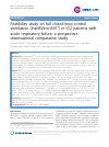 Scholarly article on topic 'Feasibility study on full closed-loop control ventilation (IntelliVent-ASV™) in ICU patients with acute respiratory failure: a prospective observational comparative study'