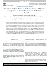 Scholarly article on topic 'Learn from the Past, Prepare for the Future: Impacts of Education and Experience on Disaster Preparedness in the Philippines and Thailand'