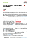 Scholarly article on topic 'Decreased expression of hepatic glucokinase in type 2 diabetes'