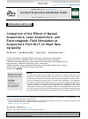 Scholarly article on topic 'Comparison of the Effects of Manual Acupuncture, Laser Acupuncture, and Electromagnetic Field Stimulation at Acupuncture Point BL15 on Heart Rate Variability'