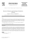 Scholarly article on topic 'Research of Enterprise Agile Intelligence Manufacture Technique'