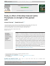 Scholarly article on topic 'Study on effect of Microbial Induced Calcite Precipitates on strength of fine grained soils'