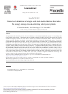 Scholarly article on topic 'Numerical Simulation of Single- and Dual-media Thermocline Tanks for Energy Storage in Concentrating Solar Power Plants'