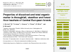 Scholarly article on topic 'Properties of dissolved and total organic matter in throughfall, stemflow and forest floor leachate of Central European forests'