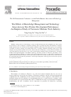 Scholarly article on topic 'The Effects of Knowledge Management and Technology Innovation on New Product Development Performance An Empirical Study of Taiwanese Machine Tools Industry'