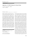 Scholarly article on topic 'Applications of CYP450 Testing in the Clinical Setting'