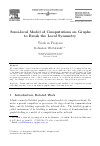 Scholarly article on topic 'Semi-local Model of Computations on Graphs to Break the Local Symmetry'