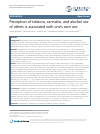 Scholarly article on topic 'Perception of tobacco, cannabis, and alcohol use of others is associated with one’s own use'