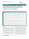 Scholarly article on topic 'Home-based music therapy - a systematic overview of settings and conditions for an innovative service in healthcare'