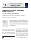 Scholarly article on topic 'Testability integrated evaluation method based on testability virtual test data'