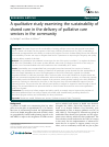 Scholarly article on topic 'A qualitative study examining the sustainability of shared care in the delivery of palliative care services in the community'