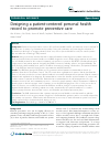 Scholarly article on topic 'Designing a patient-centered personal health record to promote preventive care'